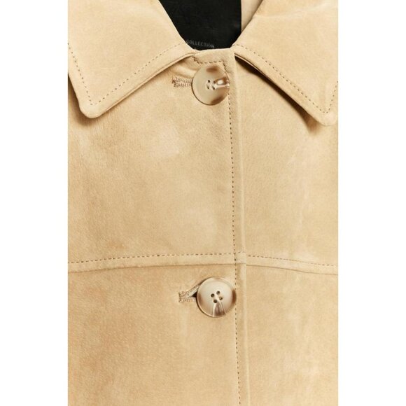 ZARA SUEDE LEATHER JACKET ZW COLLECTION LIMITED EDITION - Picture 7 of 7